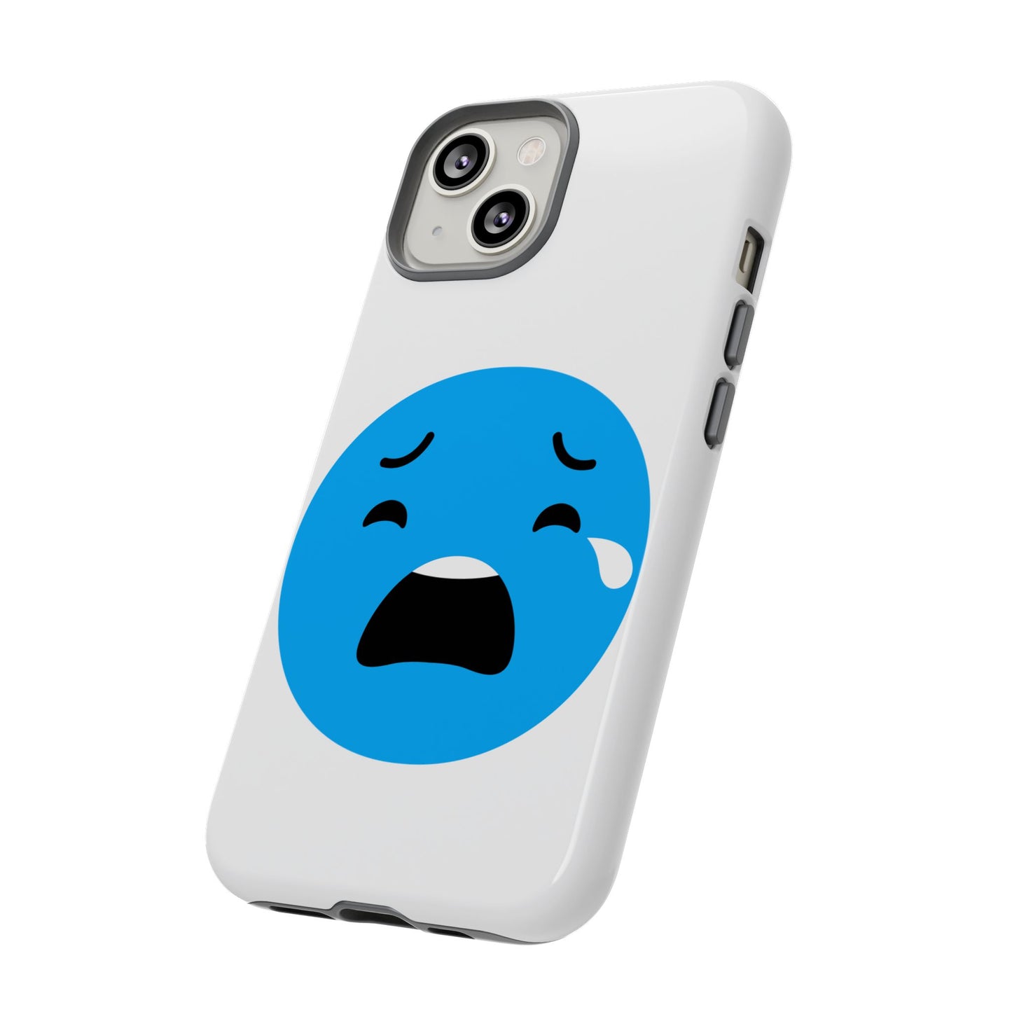 Funny Sad Face Phone Case - Tough and Stylish