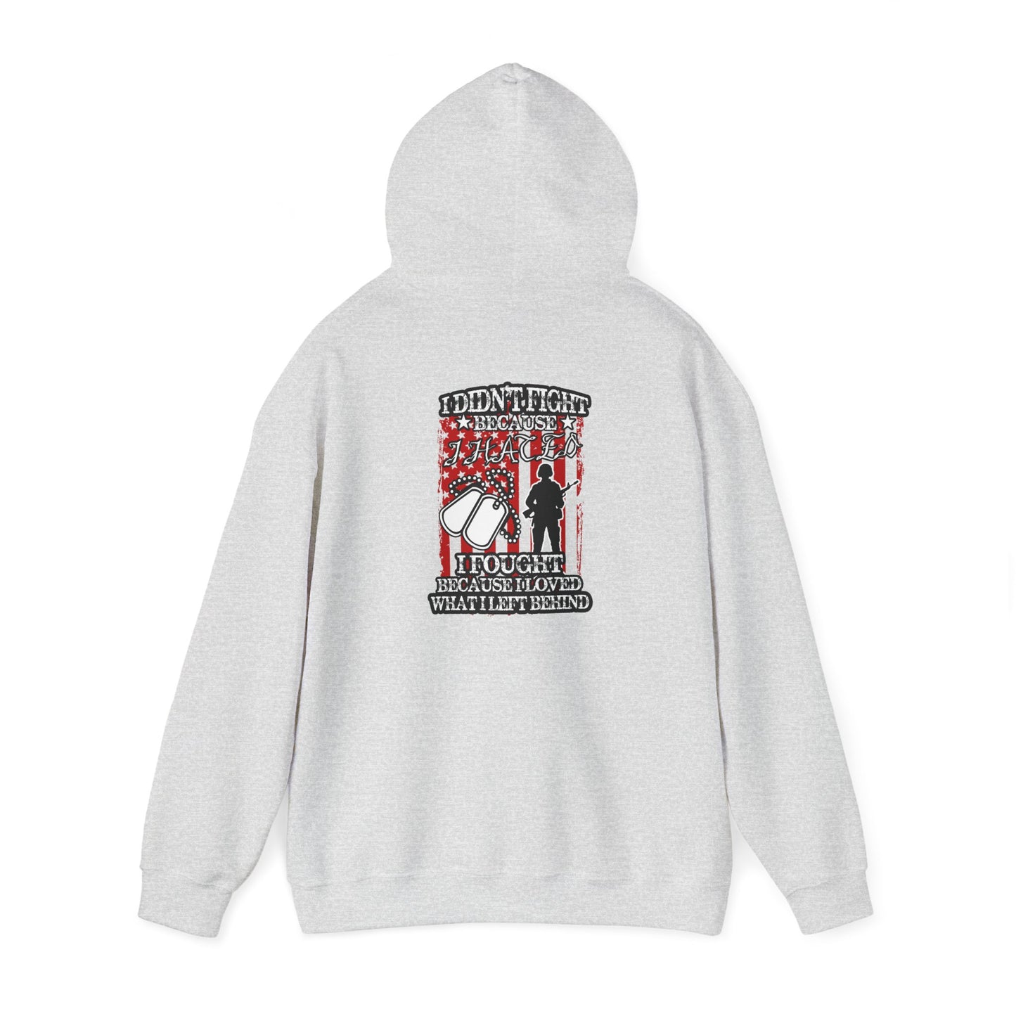 Military Supporter Hoodie, Patriotic Sweatshirt, Independence Day Gift, Veteran Clothing, USA Flag Apparel