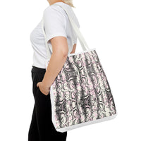 Elegant Python Print Tote Bag - Stylish and Trendy Carryall for Everyday Use