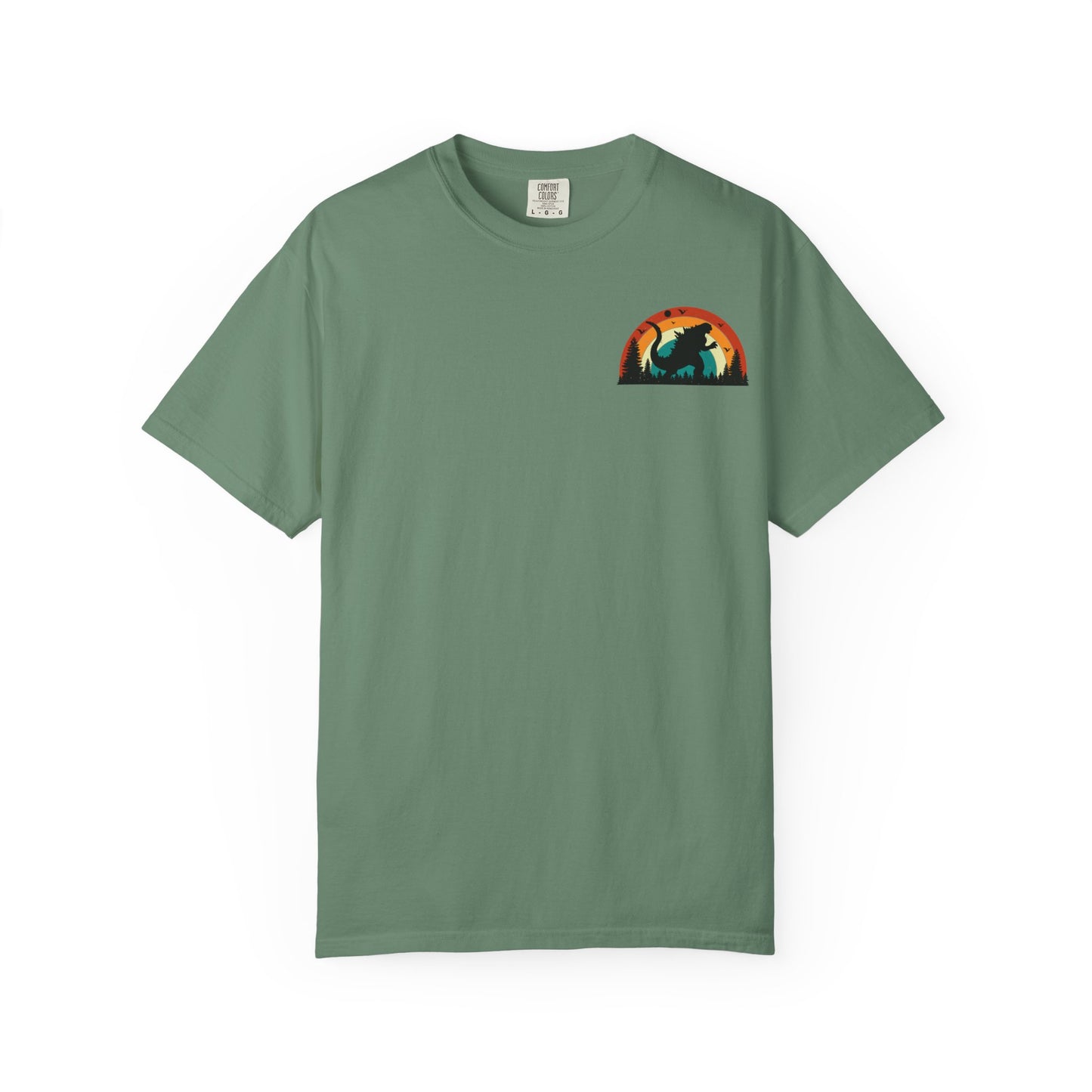 Retro Sunset Dinosaur Unisex T-Shirt