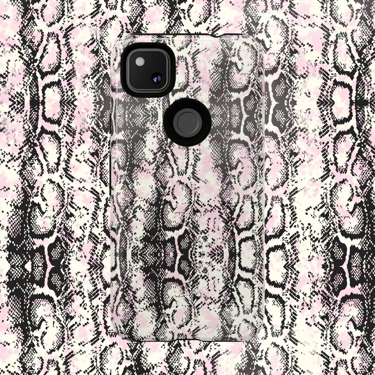 Stylish Snake Print Phone Case - Tough Protection for Trendsetters