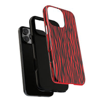 Bold Zebra Print Phone Case - Tough Protection for Trendsetters