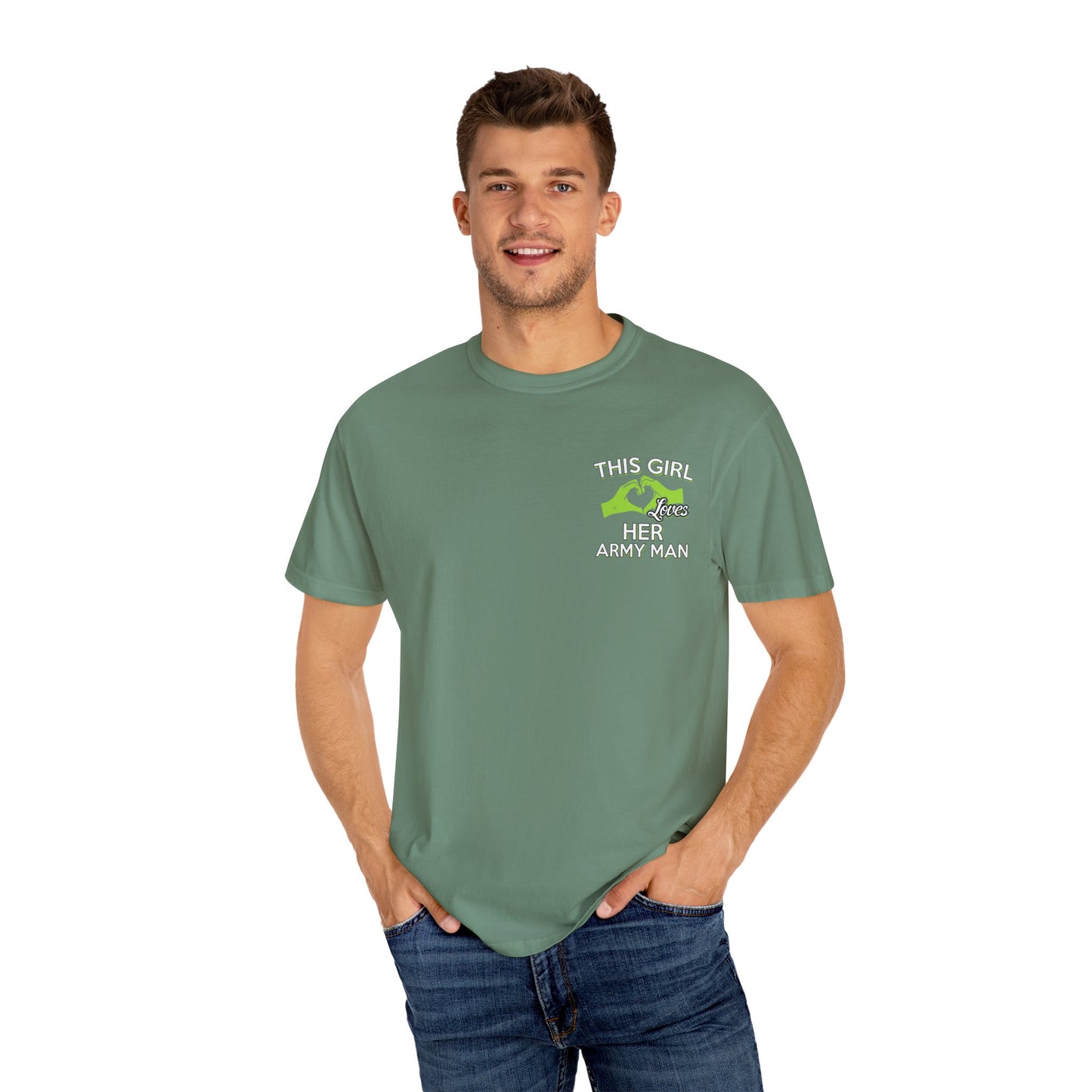 Army Wife Love T-shirt - Cute Gift for Military Girlfriends, Support Our Troops Apparel, Unisex Casual Tee, Army Partner
