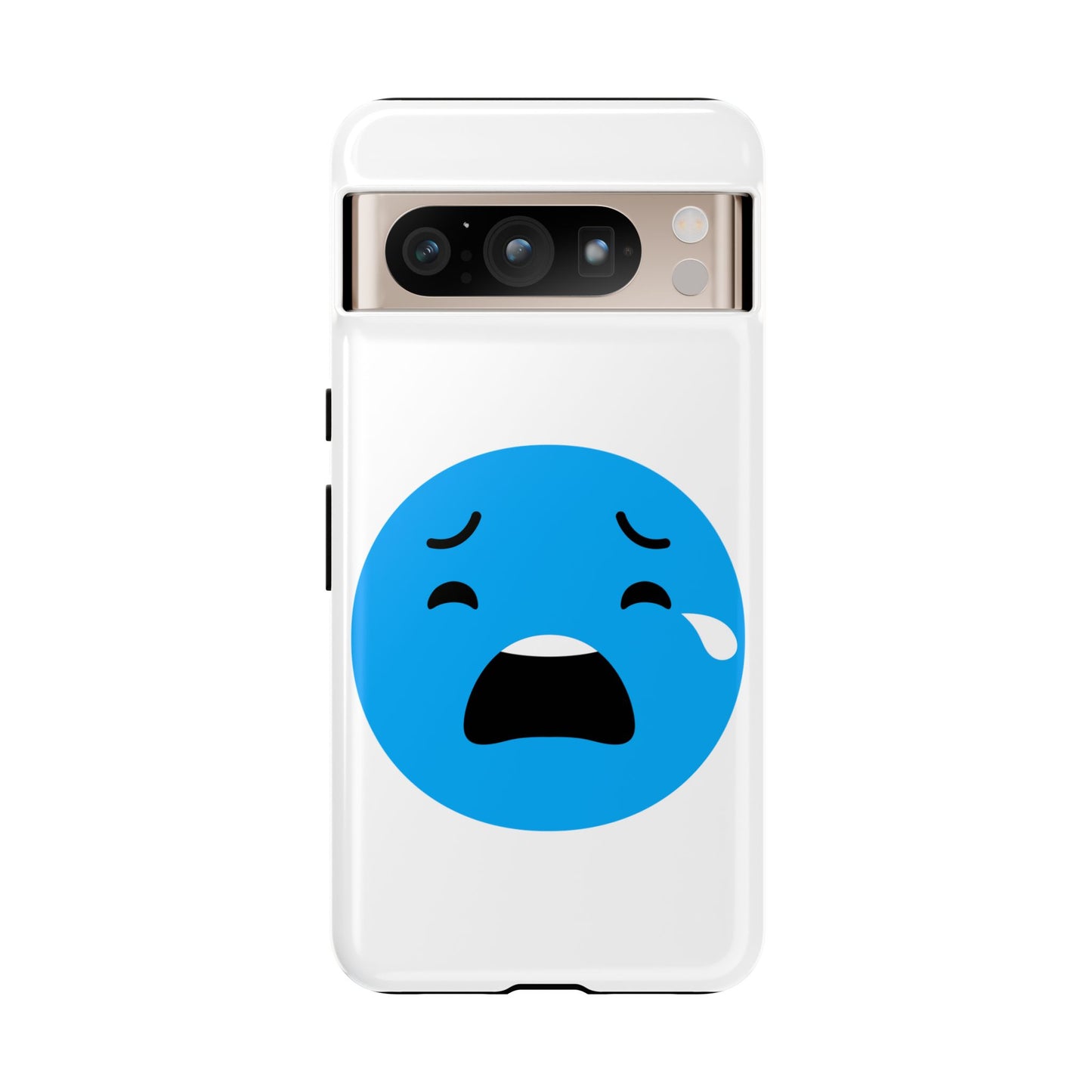 Funny Sad Face Phone Case - Tough and Stylish