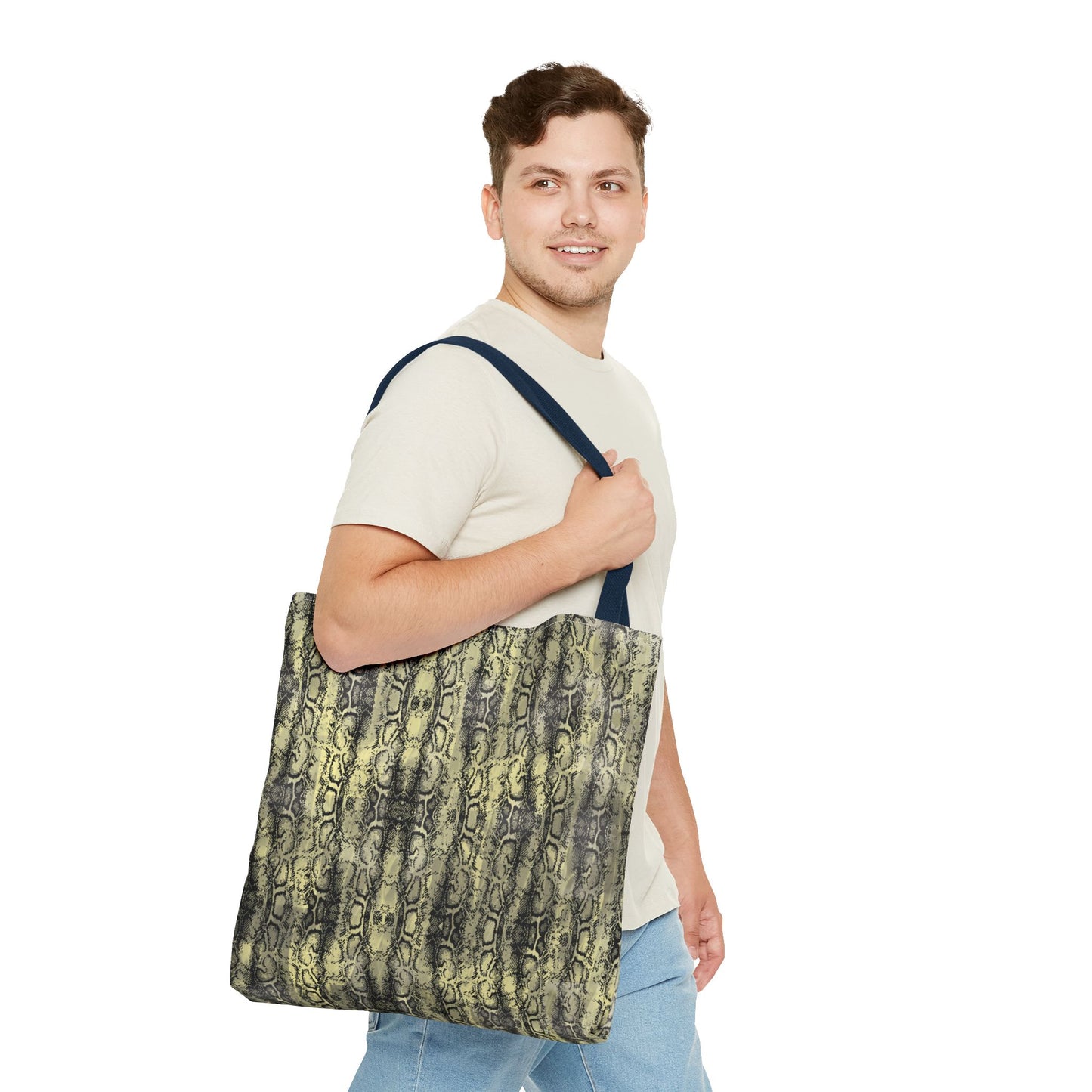 Stylish Snake Print Tote Bag – Eco-Friendly, Perfect for Everyday Use