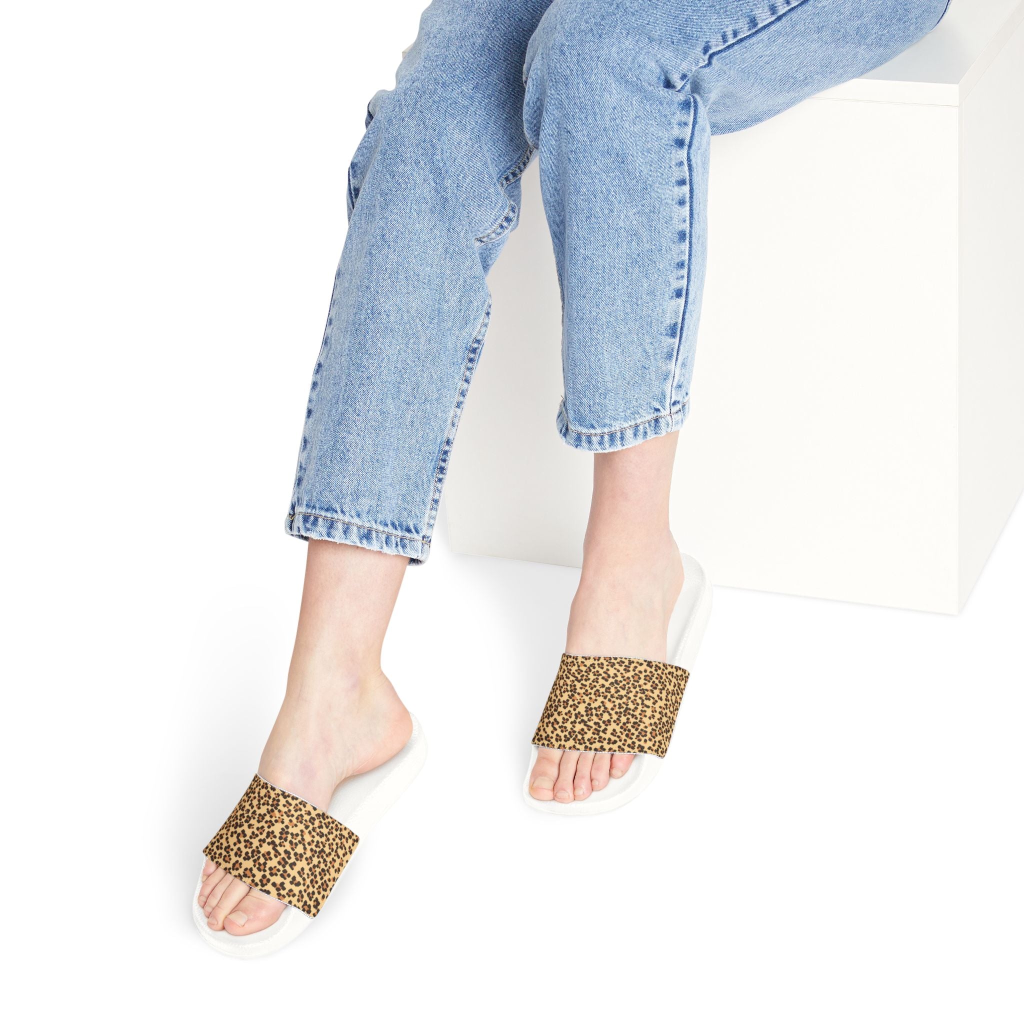 Women's Chic Leopard Print Removable-Strap Sandals