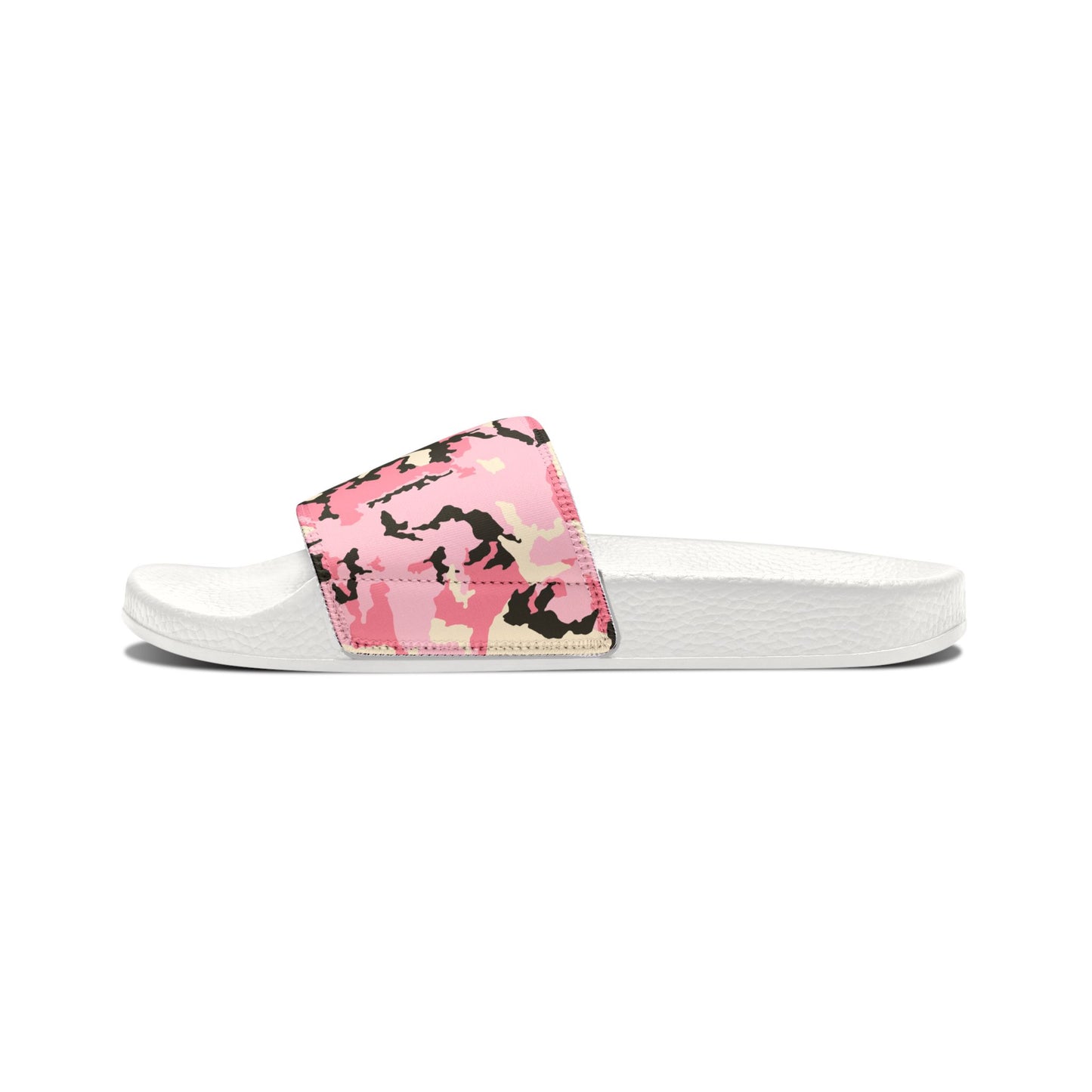 Stylish Women's Removable-Strap Sandals - Trendy Pink Camo Design