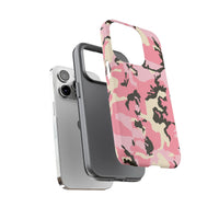 Stylish Pink Camouflage Phone Case – Tough Cases for Trendsetters
