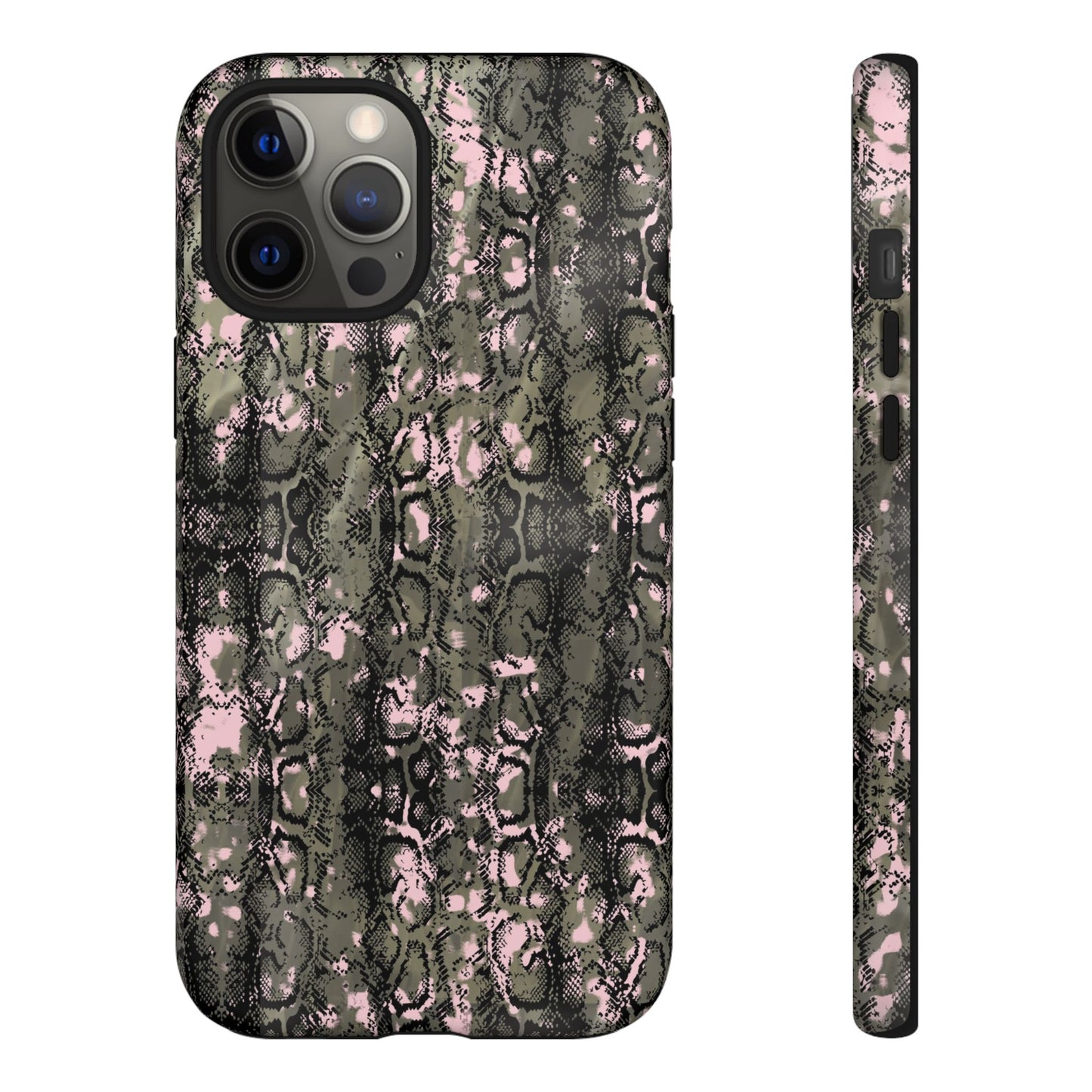 Stylish Snake Print Phone Case for Tough Protection