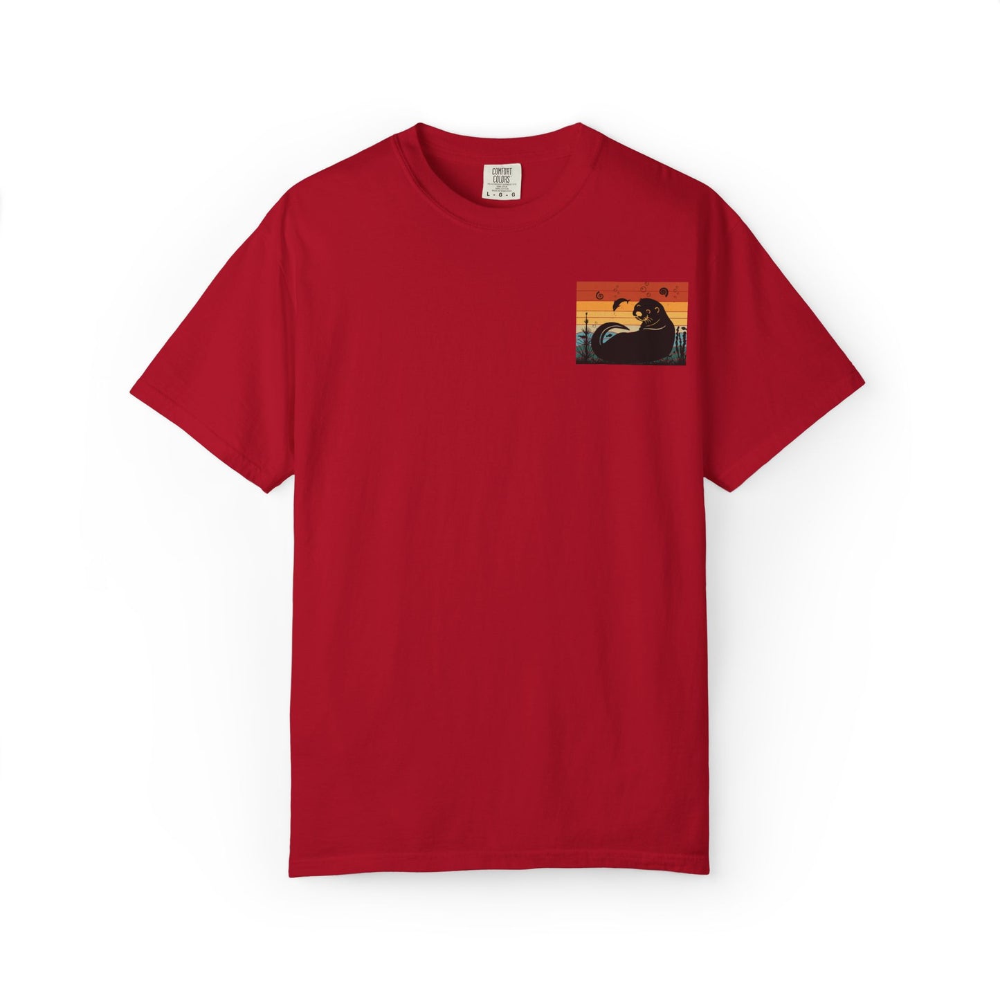 Retro Otter Graphic Unisex T-Shirt – Perfect for Animal Lovers