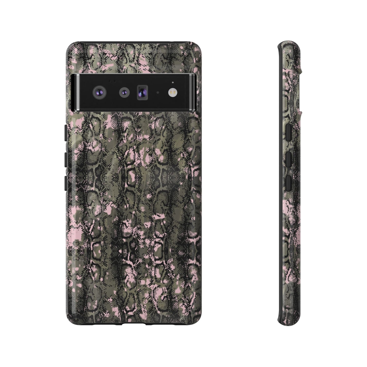 Stylish Snake Print Phone Case for Tough Protection