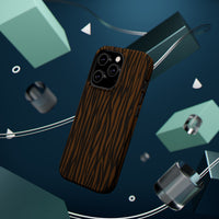 Stylish Magnetic Tough Phone Case - Bold Striped Design