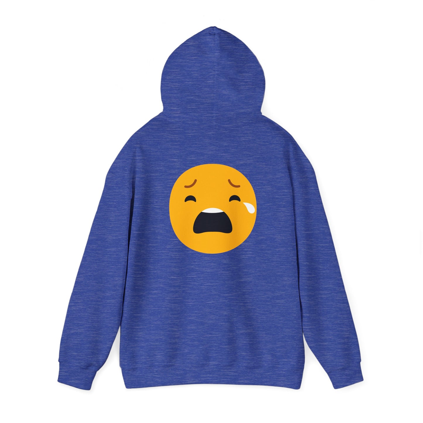 Unisex Heavy Blend™ Sad Emoji Hoodie - Cozy & Expressive Sweatshirt