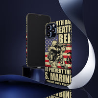 Military-Themed Phone Case - 'God Created Beer' Design