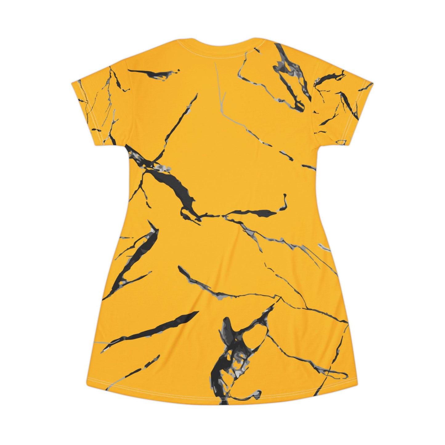 Chic Marble T-Shirt Dress | Stylish Summer Dress, Casual Outfit, Marble Print Design, Trendy Women's Wear, Gift for Her