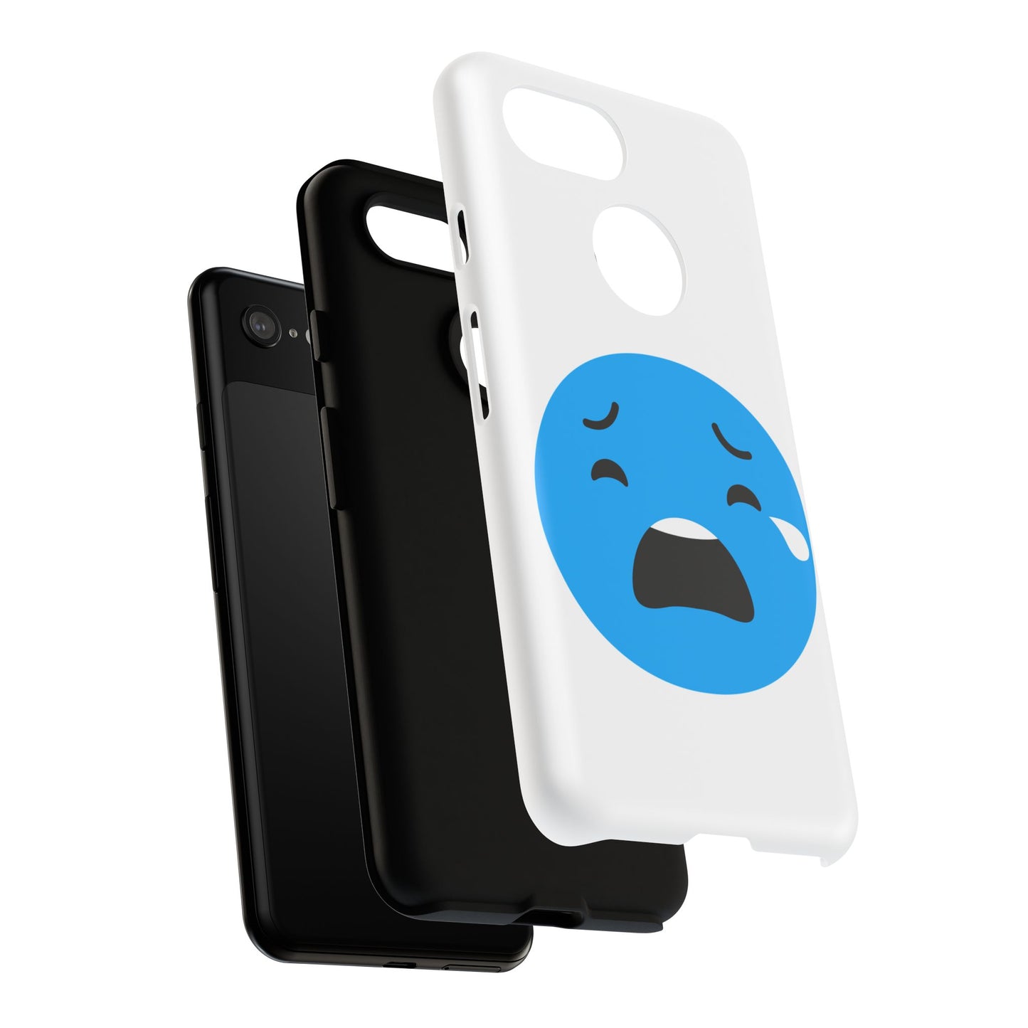 Funny Sad Face Phone Case - Tough and Stylish