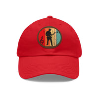 Musician Dad Hat with Leather Patch - Stylish Cap for Music Lovers