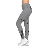 Stylish Marble Print Leggings | Trendy Yoga Pants, Everyday Wear, Fashion Leggings, Gift for Her, Casual Athleisure