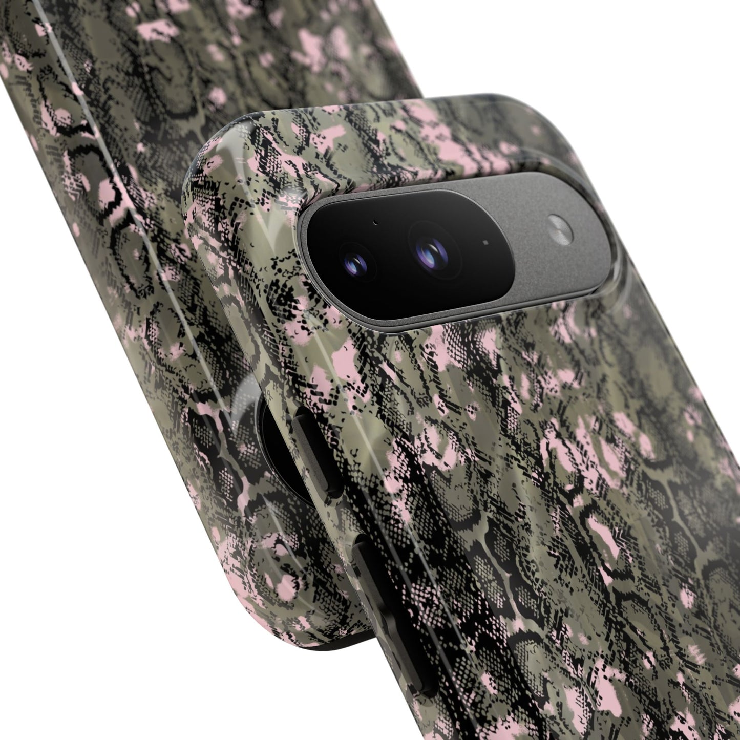Stylish Snake Print Phone Case for Tough Protection