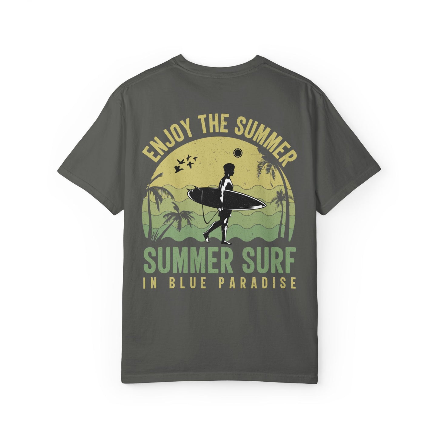 Vintage Summer Surf T-shirt, Summer Vibes, Beachwear, Unisex Graphic Tee, Casual Summer Apparel, Vacation Shirt