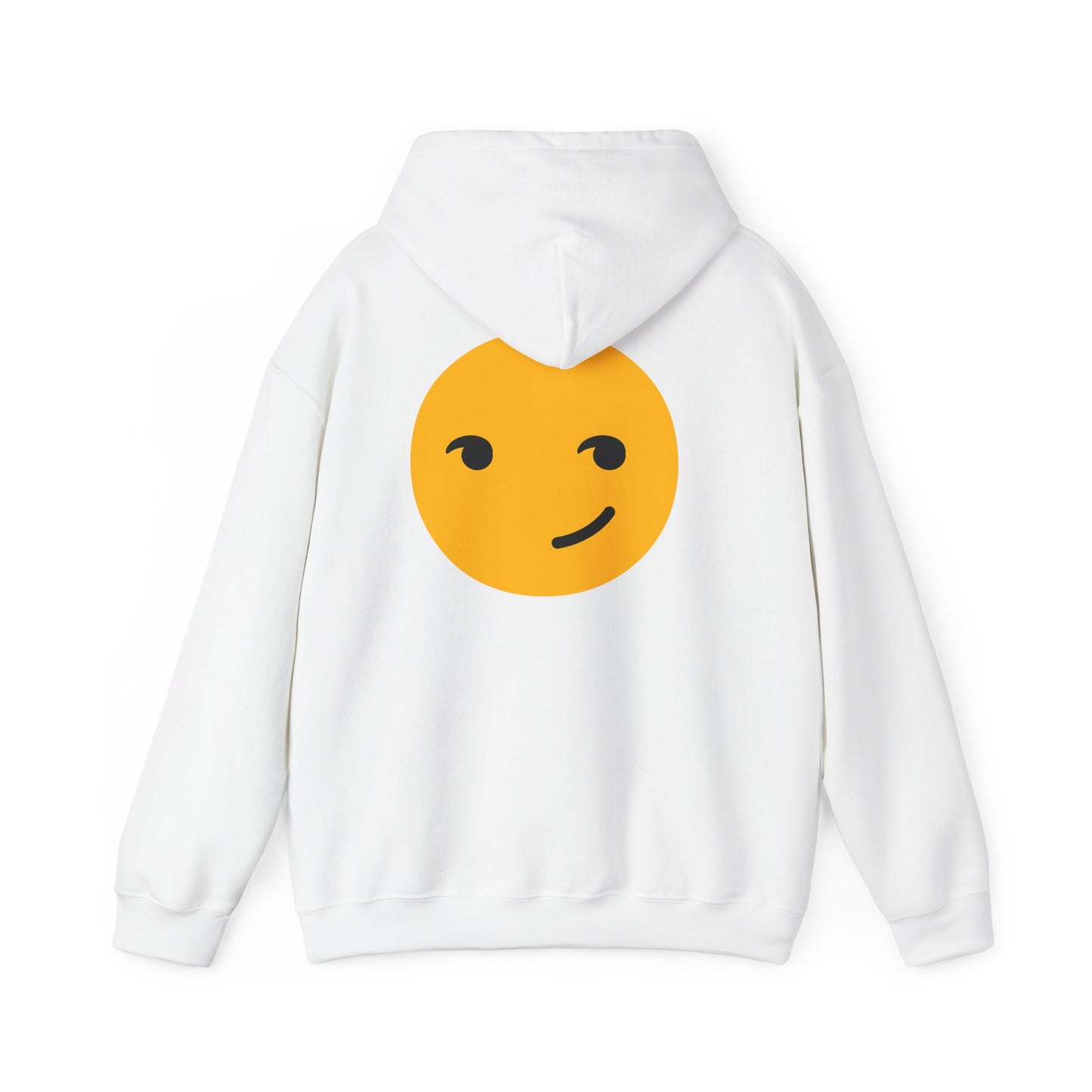 Smiley Face Unisex Heavy Blend Hooded Sweatshirt – Cozy & Playful Comfort for All Occasions