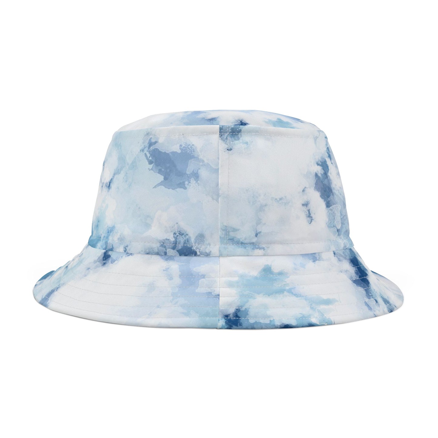 Sky Blue Cloud Print Bucket Hat - Stylish Summer Accessory for Outdoor Adventures