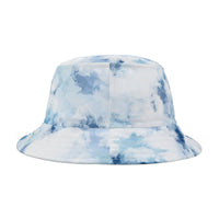 Sky Blue Cloud Print Bucket Hat - Stylish Summer Accessory for Outdoor Adventures