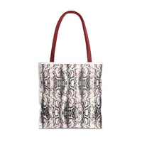 Elegant Python Print Tote Bag - Stylish and Trendy Carryall for Everyday Use