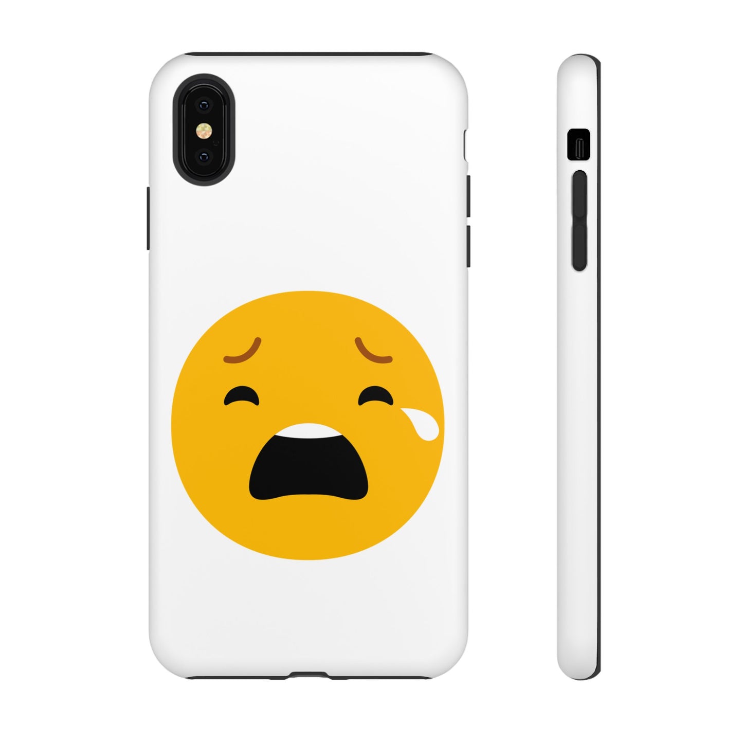Emotional Tough Case – Sad Emoji Phone Case for Supportive Gifts