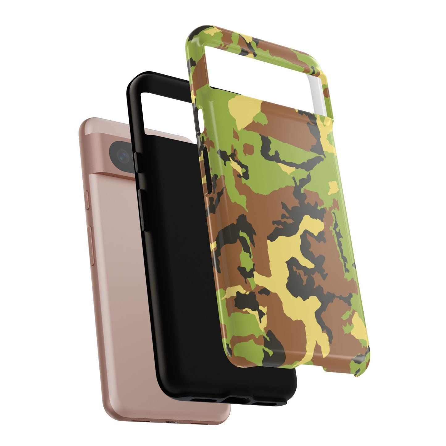 Camo Tough Phone Case - Durable Military Style Cover for Adventure Lovers