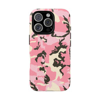 Stylish Pink Camouflage Phone Case – Tough Cases for Trendsetters
