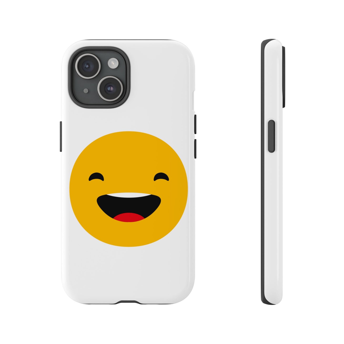 Happy Face Tough Phone Case - Durable Protection with Smile Design