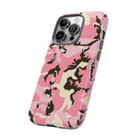 Stylish Pink Camouflage Phone Case – Tough Cases for Trendsetters