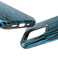 Zebra Print Magnetic Tough Case for iPhone - Durable & Stylish Phone Protection