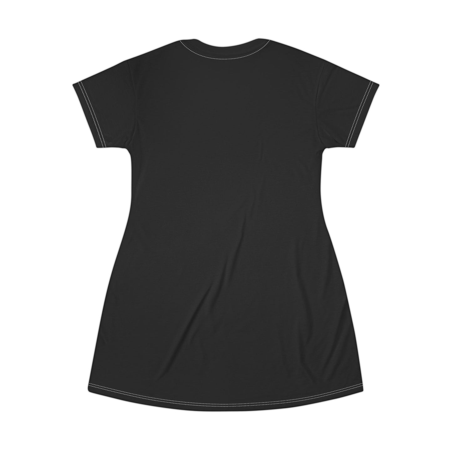 Chic Black T-Shirt Dress - Casual Comfort for Everyday Wear