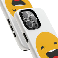 Happy Face Tough Phone Case - Durable Protection with Smile Design