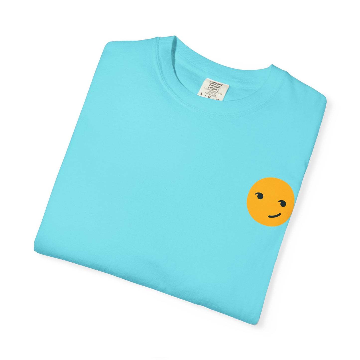 Smile Circle Unisex Garment-Dyed T-Shirt - Fun Casual Tee for Everyday Wear