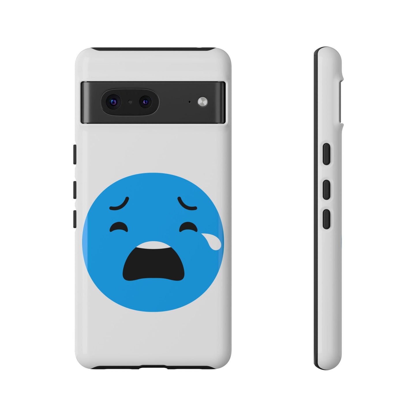 Funny Sad Face Phone Case - Tough and Stylish