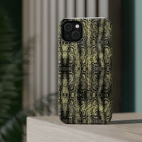 Stylish Snake Skin Magnetic Tough Case - Durable Protection for Your Phone