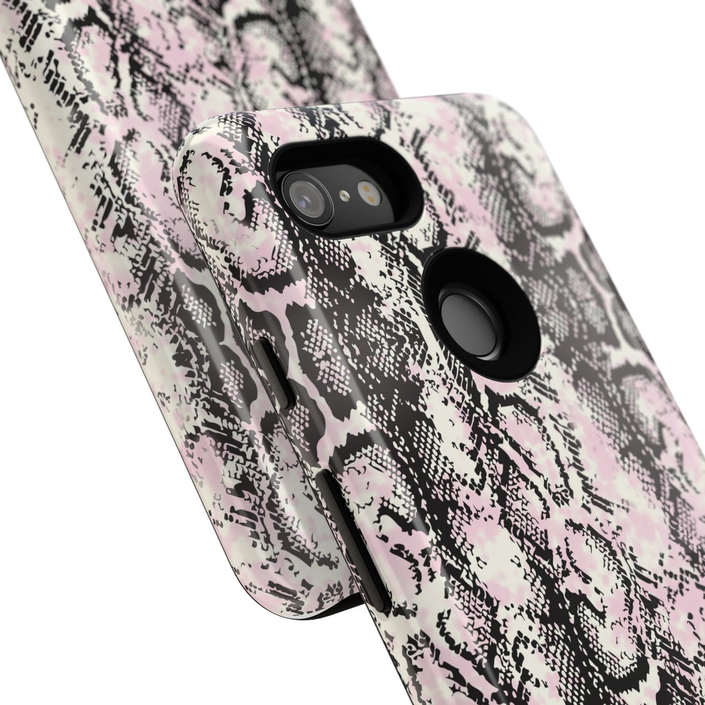 Stylish Snake Print Phone Case - Tough Protection for Trendsetters