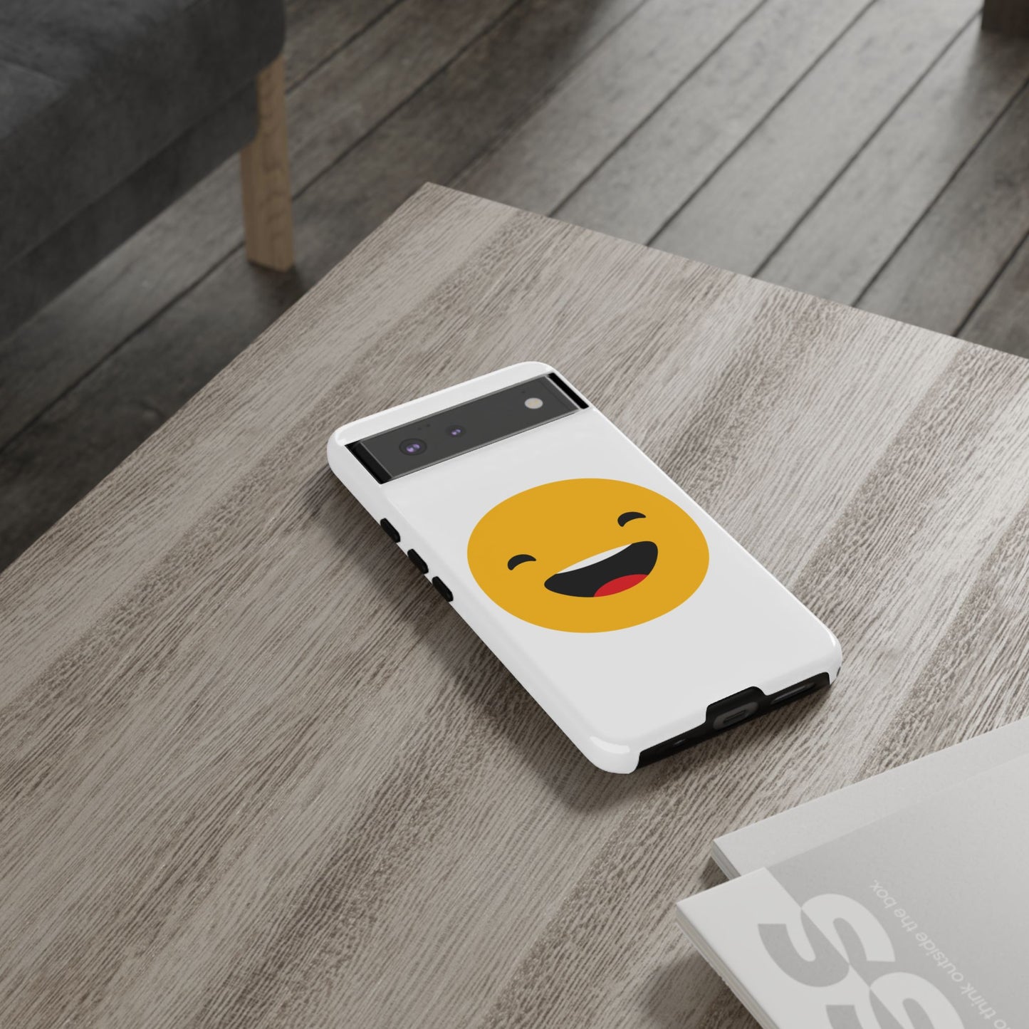 Happy Face Tough Phone Case - Durable Protection with Smile Design