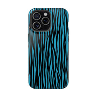Zebra Print Magnetic Tough Case for iPhone - Durable & Stylish Phone Protection