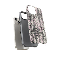 Stylish Snake Print Phone Case – Trendy Design, Tough Protection  Make a bold fashion statement while keeping your phone safe with this sleek and durable snake print case.