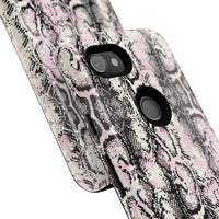 Stylish Snake Print Phone Case - Tough Protection for Trendsetters