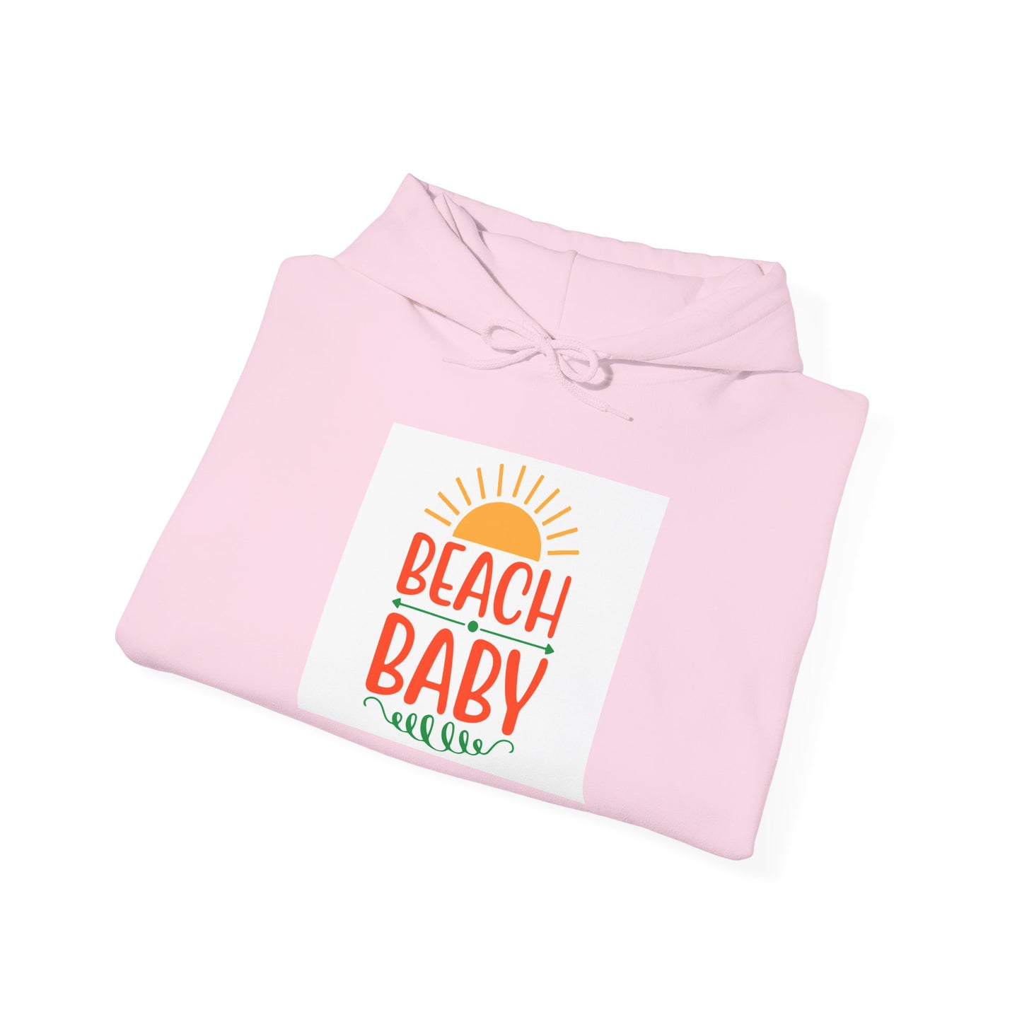Beach Baby Hooded Sweatshirt | Summer Vibes, Beach Lover Gift, Unisex Casual Wear, Cozy Hoodie, Fun Beachwear