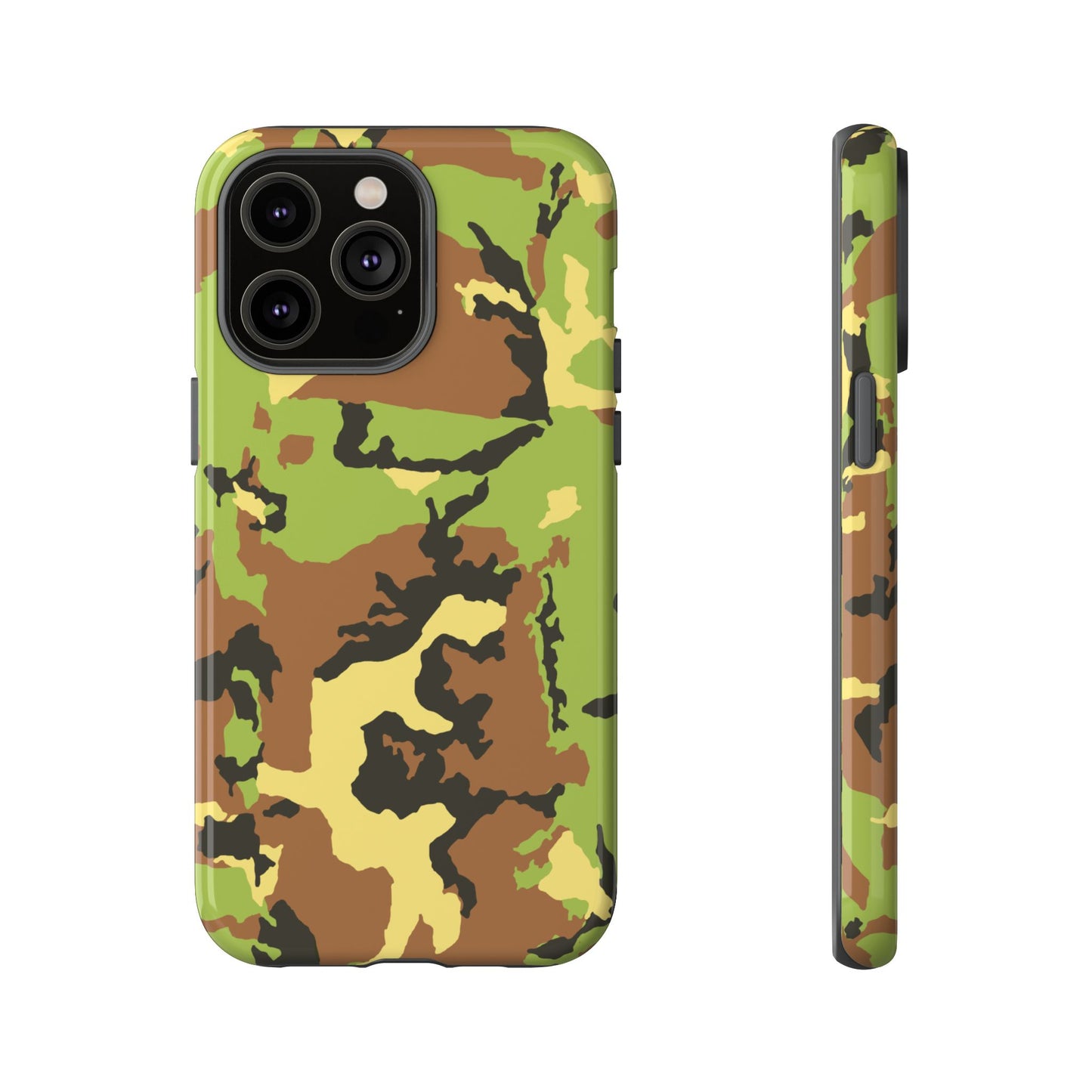 Camo Tough Phone Case - Durable Military Style Cover for Adventure Lovers