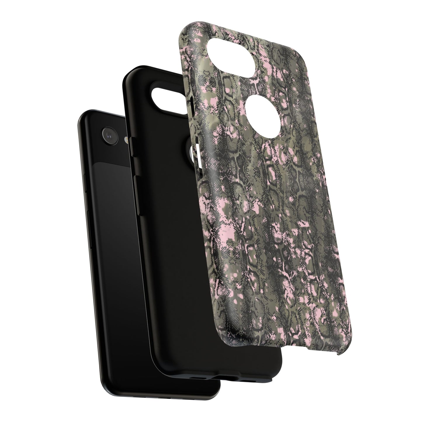 Stylish Snake Print Phone Case for Tough Protection