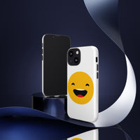 Happy Face Tough Phone Case - Durable Protection with Smile Design