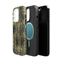 Stylish Snake Skin Magnetic Tough Case - Durable Protection for Your Phone