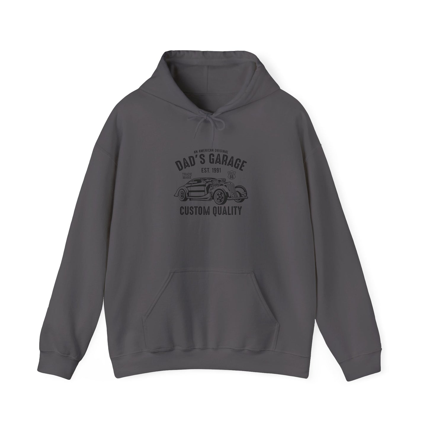 Vintage Dad's Garage Hoodie - Unisex Heavy Blend Sweatshirt